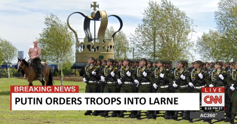 Ukraine conflict escalates as Russian troops mobilise near Larne