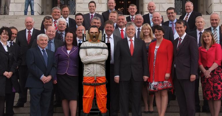 DUP appoint Hannibal Lecter as new Executive Minister