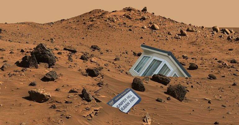 NASA discovers Portrush caravan site on Mars