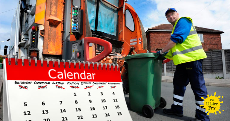 Days of the week to be renamed after bin collections