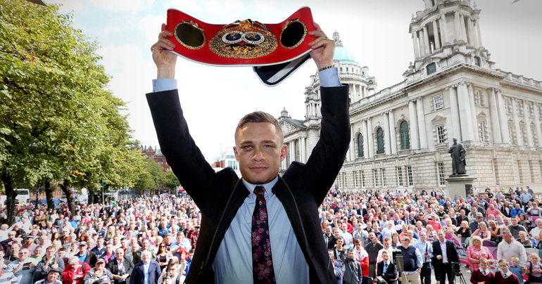 Belfast looking forward to ‘big fight’ after quiet week in city