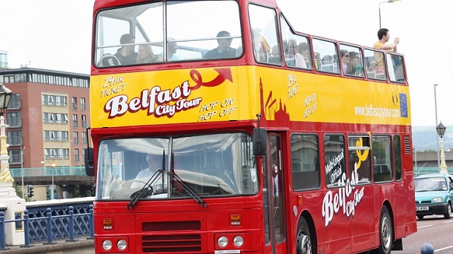 2. An Open Topped Bus Tour of Belfast