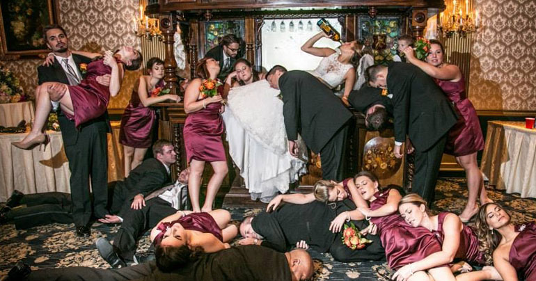 ‘Drink smuggling getting harder’ say wedding guests