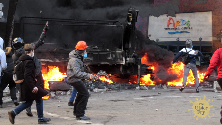 Rioting mars Black Friday sales in Newtownards