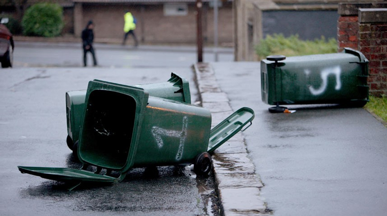 Fears for bins as wind gets up a bit