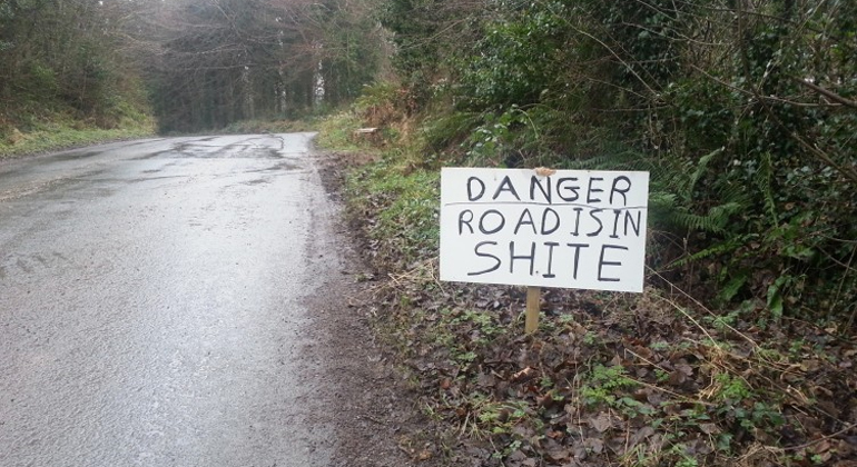 Northern Ireland’s roads “shit” admit Transport NI