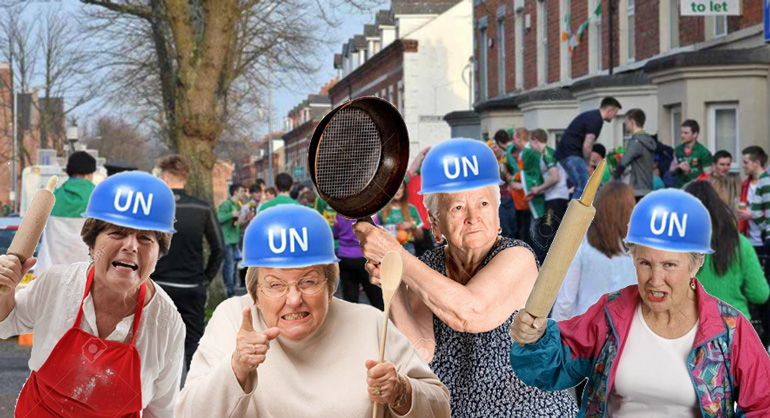 UN organises peacekeeping force of mammies for Holylands