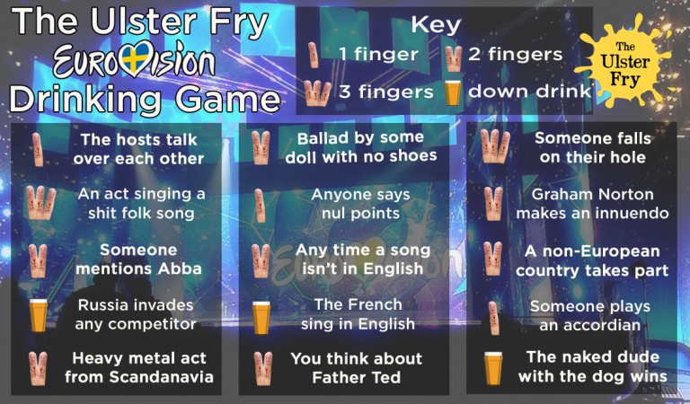 The Ulster Fry’s Eurovision drinking game