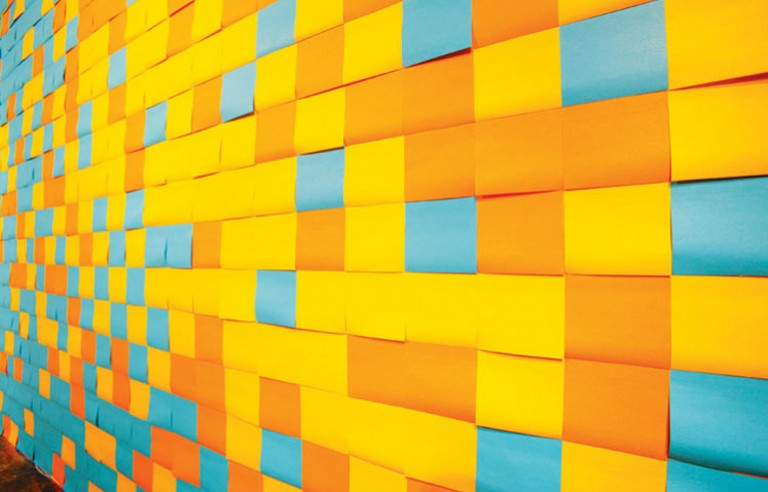 Office worker jailed for wallpapering home with stolen Post-it notes