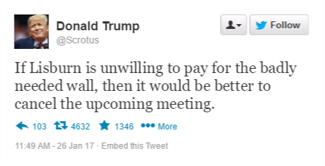 Trump Tweet