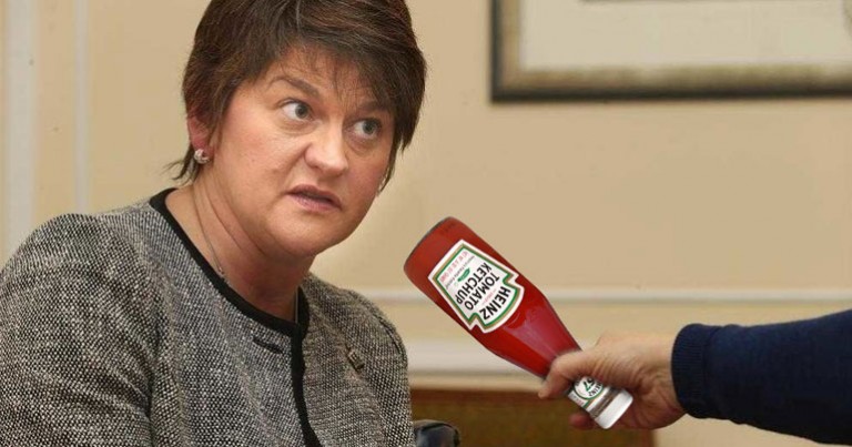 NI politicians can’t agree where to keep red sauce, reveals report