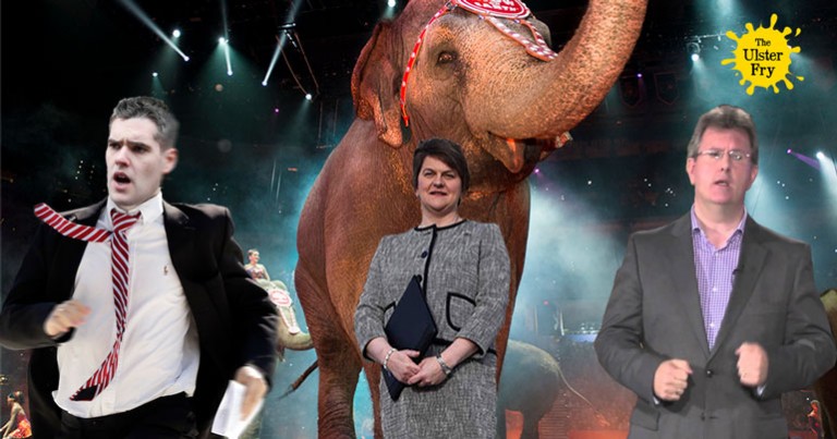 Arlene Foster injured by elephant during DUP trip to the circus