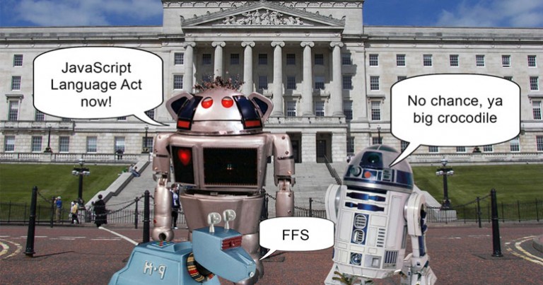 Robots to take control of Northern Ireland “until politicians get their sh*t together”