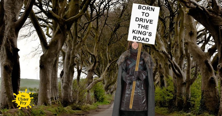 Game of Thrones fans set up protest camp at Dark Hedges