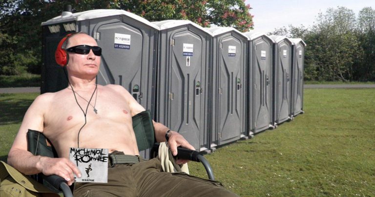Vladimir Putin denies using Chemical Toilet