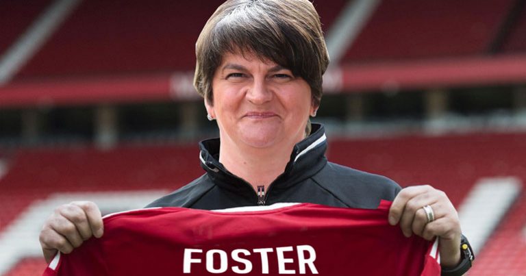 Man Utd line up Arlene Foster as shock Mourinho replacement
