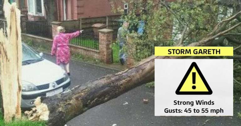 Storm Gareth ‘in bother when he gets home’, confirms Mother Nature