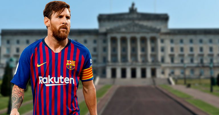 Sinn Fein and DUP both hoping to sign Lionel Messi
